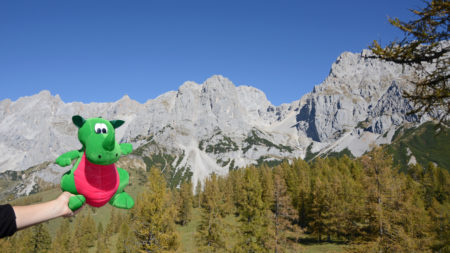 Kali der Ramsaurier und das Wandern am Dachstein