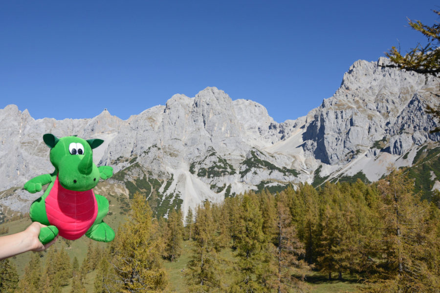 Kali der Ramsaurier und das Wandern am Dachstein
